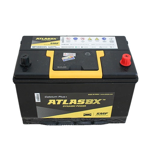 ắc quy atlas 105d31l (12V-90Ah) chính hãng giá tốt