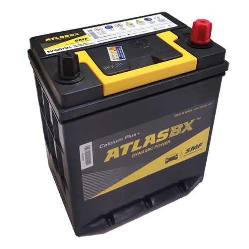 Ắc quy atlas Hàn quốc MF44B19L 12v 40Ah cho xe Chevrolet Spark