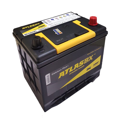 ắc quy hàn quốc atlas MF75D23L 12V 65Ah cho xe Hyundai Tucson máy xăng