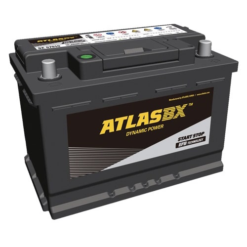 Ắc quy Atlas SE56010 12v 60Ah cho xe hyundai Kona hệ thống khởi động Star/stop thông minh