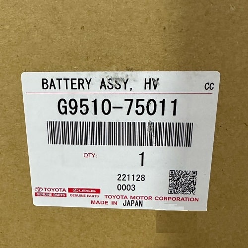 Pin Hybird G951075011 theo xe Lexus HS250h chính hãng