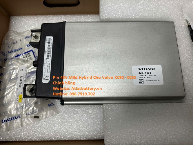 Thay thế Pin Mild Hybrid Volvo 48Volts 32371368 Chính Hãng do Atlasbattery thực hiện
