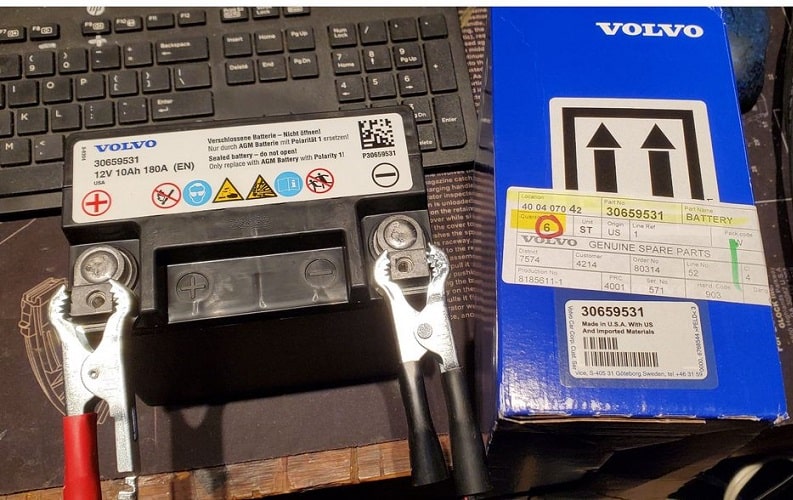 Bình ắc quy phụ xe Volvo chính hãng
