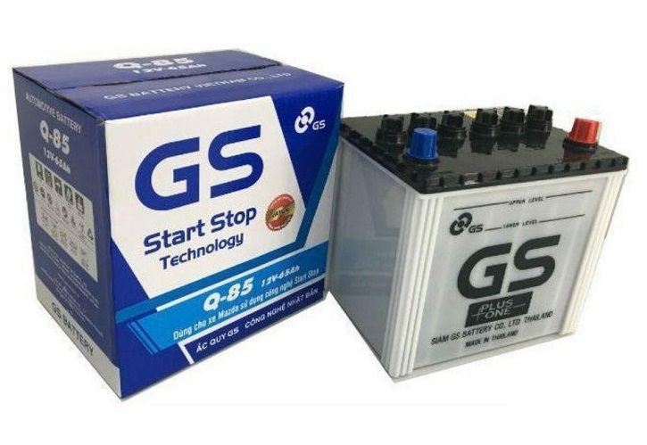 Ắc Quy GS Q85 Trang bị theo xe Mazda i-stop